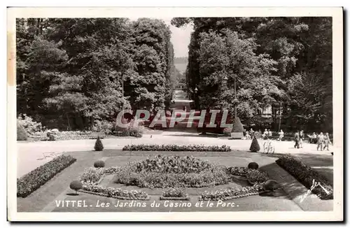 Vittel Ansichtskarte AK Les jardins du casino et le parc