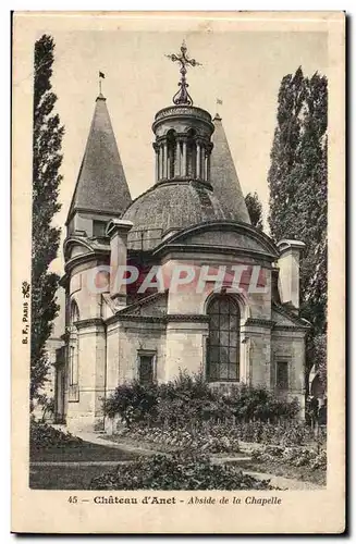 Cartes postales Chateau d&#39Anet Abside de la chapelle