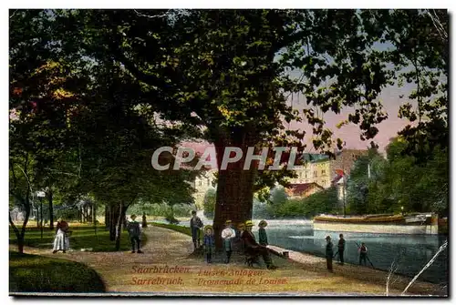 Saarland Saarbrucken Cartes postales Promenade de Louis