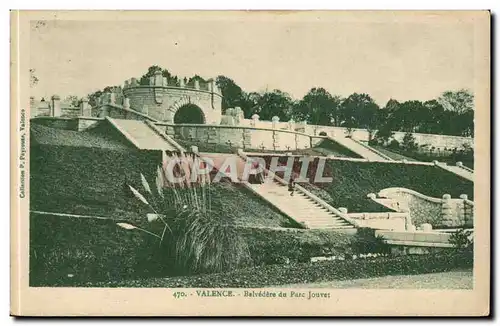 Valence Ansichtskarte AK Belvedere du Parc Jouvet