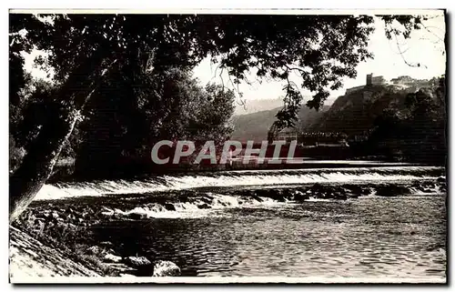 Besancon Cartes postales Barrage sur le Doubs vu depuis la promenade Micaud Au fond la citadelle