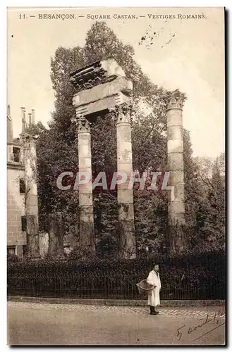 Besancon Ansichtskarte AK Square Castan Vestiges romains