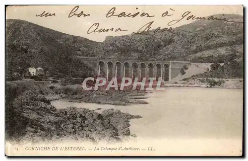 Corniche de l'esterel Cartes postales La calanque d'Antheore