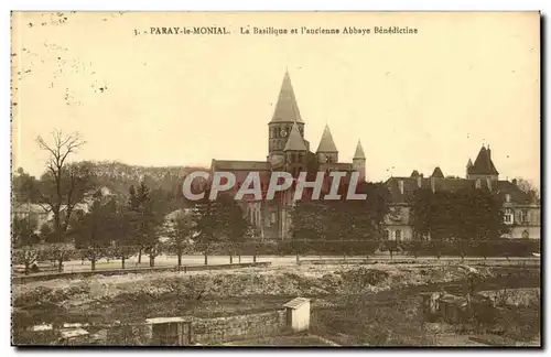 Paray le Monial - La Basilique et l&#39ancienne Abbaye Benedictine - Cartes postales