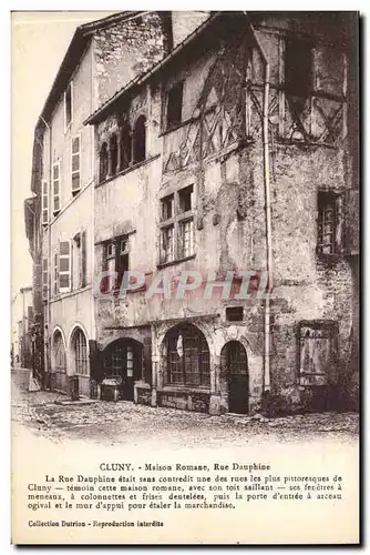 Cluny - Maison Romane - Rue Dauphine - Cartes postales