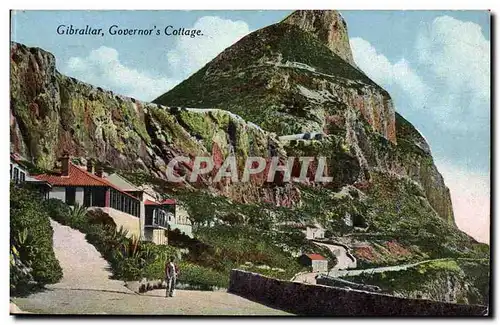 Royaume Uni Gibraltor Govenors Cottage - Cartes postales