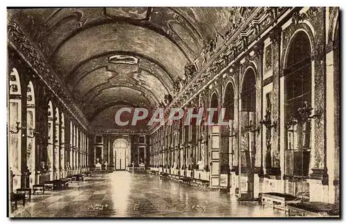 Versailles - Galerie des Glaces Salle de la Signature de la Paix en 1919 - Ansichtskarte AK