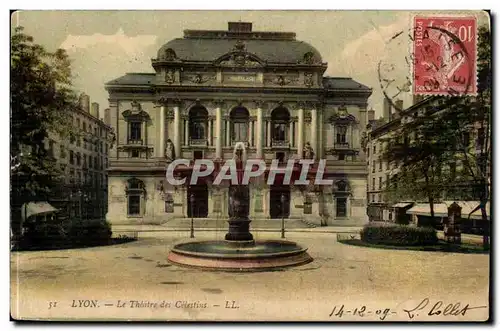 Lyon Cartes postales Le theatre des Celestins