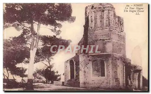 Nimes Cartes postales La Tour Magne