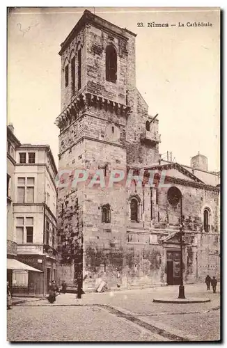 Nimes Cartes postales La cathedrale