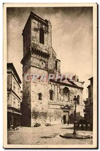 Nimes Cartes postales La cathedrale