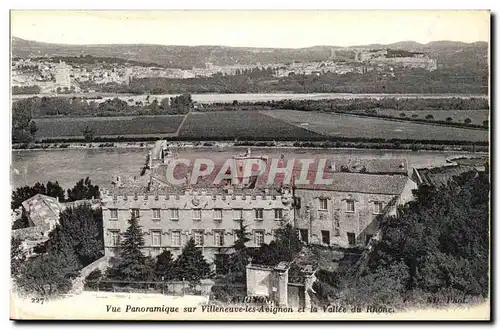 Avignon Cartes postales Vue panoramique sur Villeneuve les Avignon