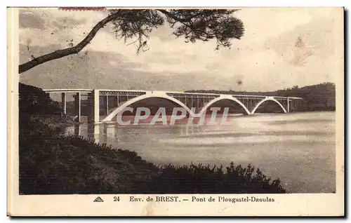 Cartes postales environs de Brest Pont de plougastel Daoulas