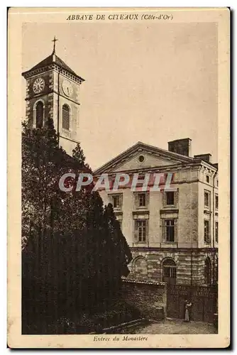 Ansichtskarte AK Abbaye de Citeaux Entree du monastere