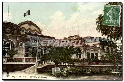 Vichy Cartes postales Terrasse du casino