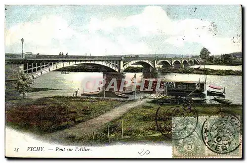 Vichy Cartes postales Pont sur l&#39Allier