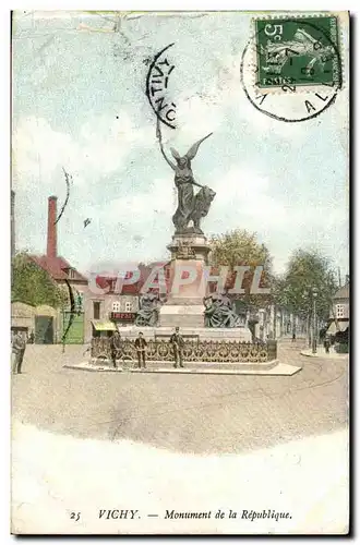 Vichy Cartes postales Monument de la Republique