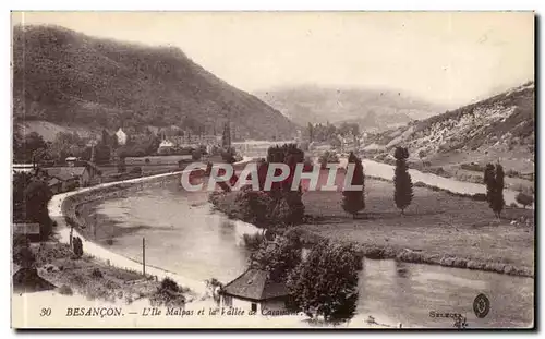 Besancon Cartes postales L'ile Malpas et la vallee
