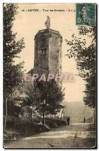 Ansichtskarte AK Autun Tour des Ursulines