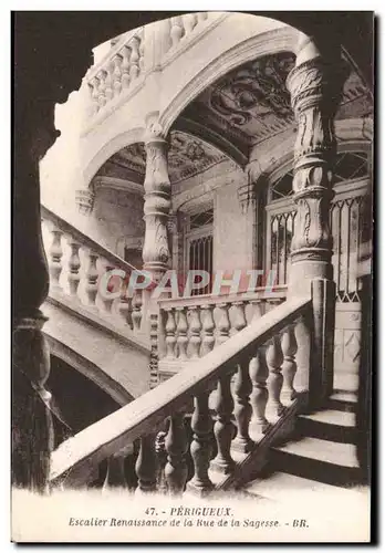 Perigueux - Escalier Renaissance de la Rue de la Sagesse - Cartes postales