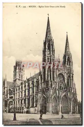 Rouen - Eglise Saint Ouen cote Nord - Ansichtskarte AK