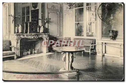 Versailles - Le Chateau Grand Trianon - Salon Meuble pour la Reine Victoria en 1846 - Cartes postales