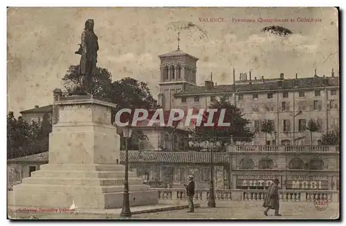 Valence - Panorama Championnet et Cathedrale - Ansichtskarte AK