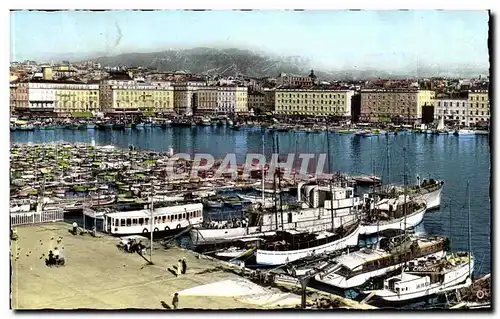 Marseille - Le Vieux Port - Le Quai des Belges et le Quai de Rive Neuve - Ansichtskarte AK