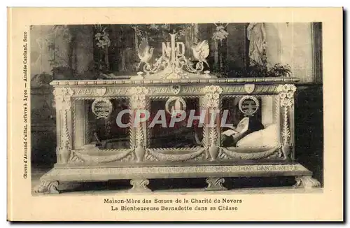 Nevers - Maison Mere des Soeurs de la Charite - La Bienheureuse bernadette dans la chaise - Cartes postales