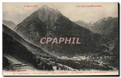 Cauterets - Vue prise de la Reine Hortense - Val de Cambasque Ansichtskarte AK