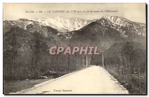 Le Canigou - Vu de la Route de Villefranche Cartes postales