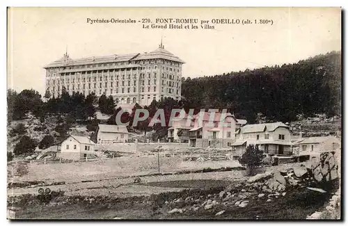 Font Romeo par Odeillo - Le Grand Hotel et les Villas Cartes postales