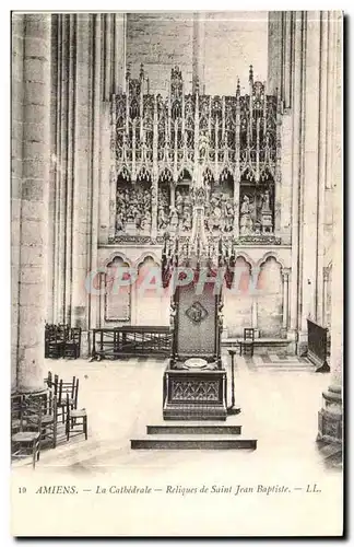 Amiens - La Cathedrale - Reliques de Saint Jean Baptistes Ansichtskarte AK