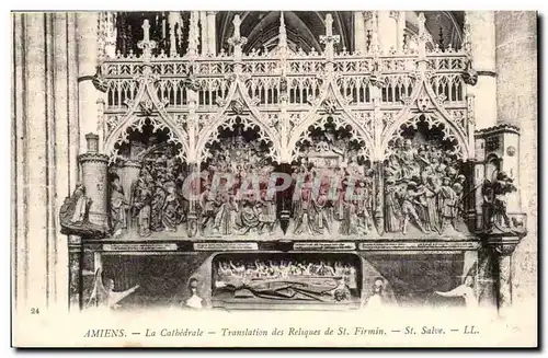 Amiens - La Cathedrale - Translation des Reliques de St Firmin St Salve - Ansichtskarte AK