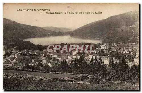 Gerardmer - Les Vosages Ilustrees - Le Lac - vue des ponts du Costel - Cartes postales