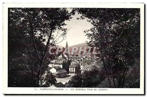 Plombieres les Bains - Vue Generale prise du Chonot - Cartes postales