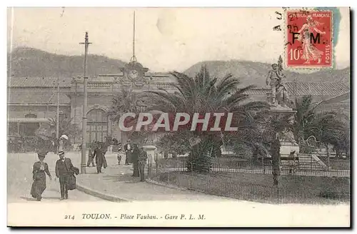 Toulon - Place Vauban - Gare - Cartes postales