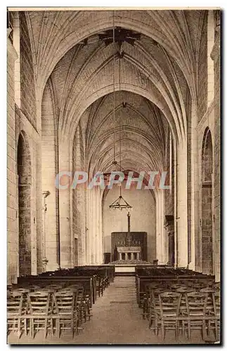 Nef de l&#39Eglise abbatiale St Pierre de Solesmes - Cartes postales