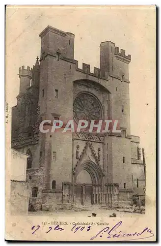 Beziers Cartes postales Cathedrale St Nazaire