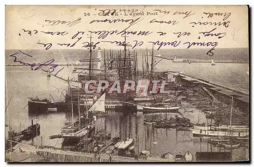 CEtte Cartes postales L&#39avant port (bateaux)