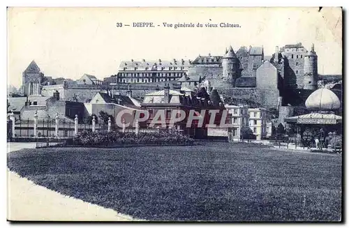 Dieppe Cartes postales Vue generale du vieux chateau