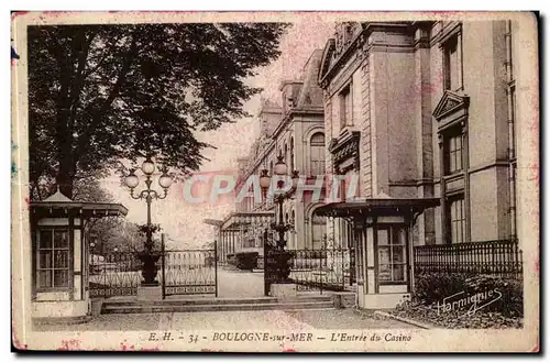 Boulogne sur Mer Cartes postales L&#39entree du casino