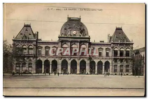 Le Havre Cartes postales La Bourse (cotre Sud)