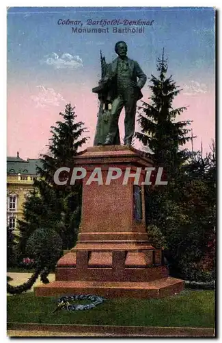 Colmar Cartes postales Monument Bartholdi