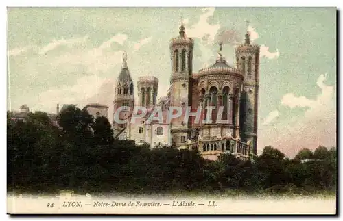 Lyon Cartes postales Notre Dame de Fourviere L&#39abside