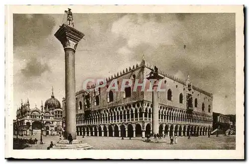 italie italie Venezia Ansichtskarte AK Palazzo ducale Basilica di s Marco VEnice Venise