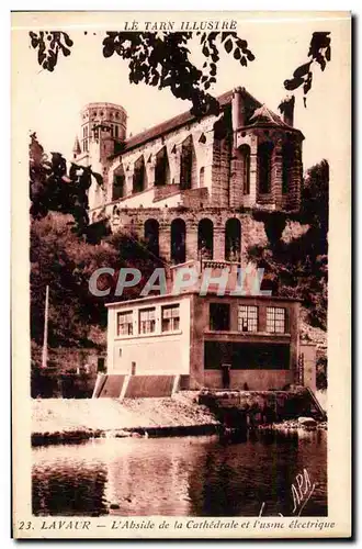 Lavaur Cartes postales L&#39abside de la cathedrale et l&#39usine electrique