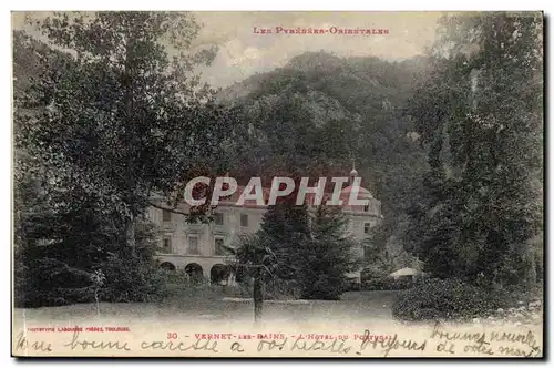 VErnet les Bains Cartes postales L&#39hotel du Portugal