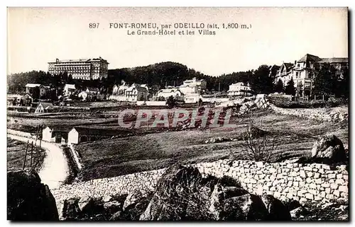 Fort Romeu par Odeillo Cartes postales Le grand hotel et les villas