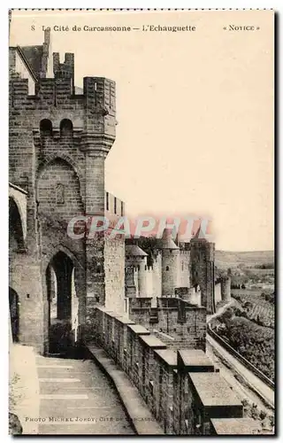 CArcassonne Cartes postales L'echauguette